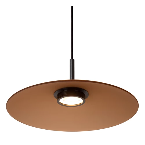Lucide MENGA - Suspension - Ø 40 cm - LED Dim. - 1x11W 2700K - Ambre | Premium - détail 1